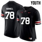 NCAA Ohio State Buckeyes Youth #78 Andrew Norwell Black Nike Football College Jersey FRA1045LP